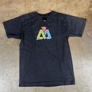 Matix black skateboarding t-shirt Men's Size S